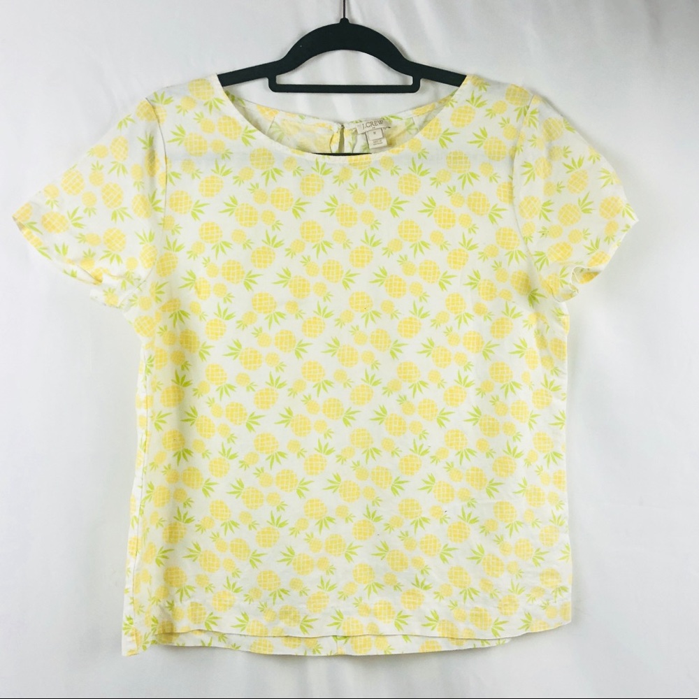 ✨HP✨ J.Crew Factory Pineapple Print Top